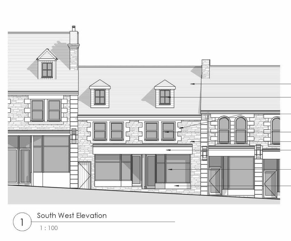 Proposed South Western Elevation