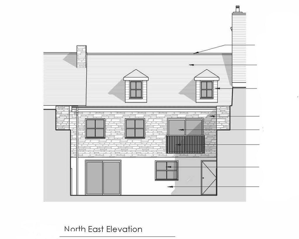 Proposed North East Elevation