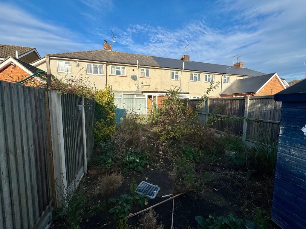 Rear of property and rear garden