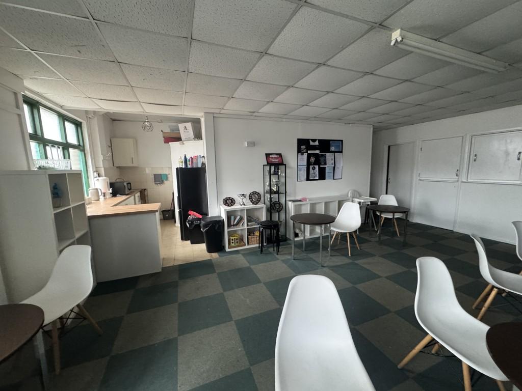 Kitchen and seating area