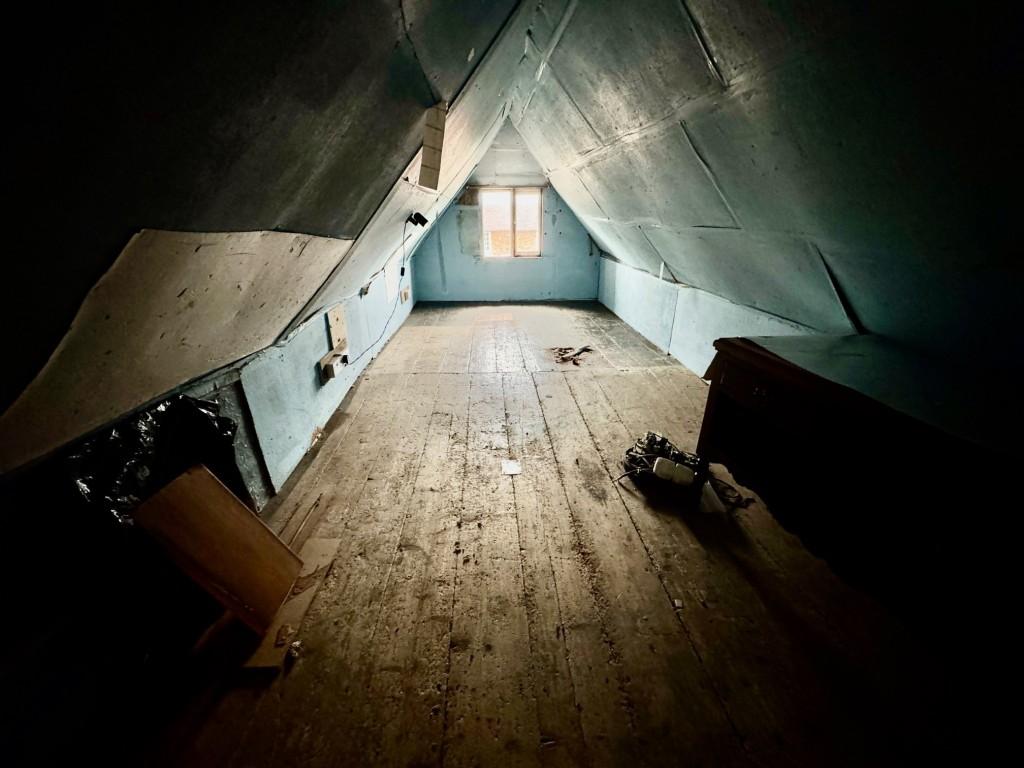 Attic room with window