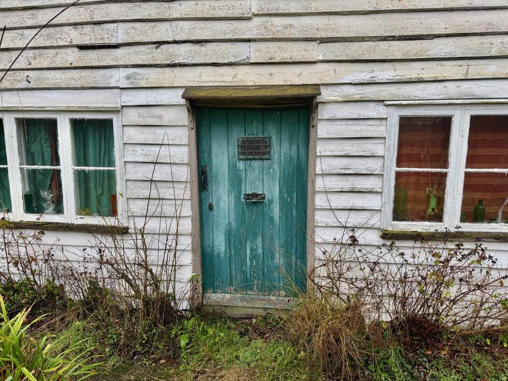 Front door of Quince Cottage
