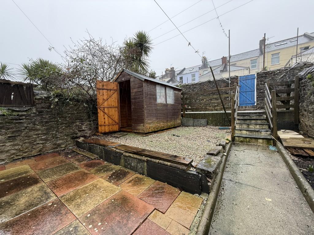 Part of the rear garden