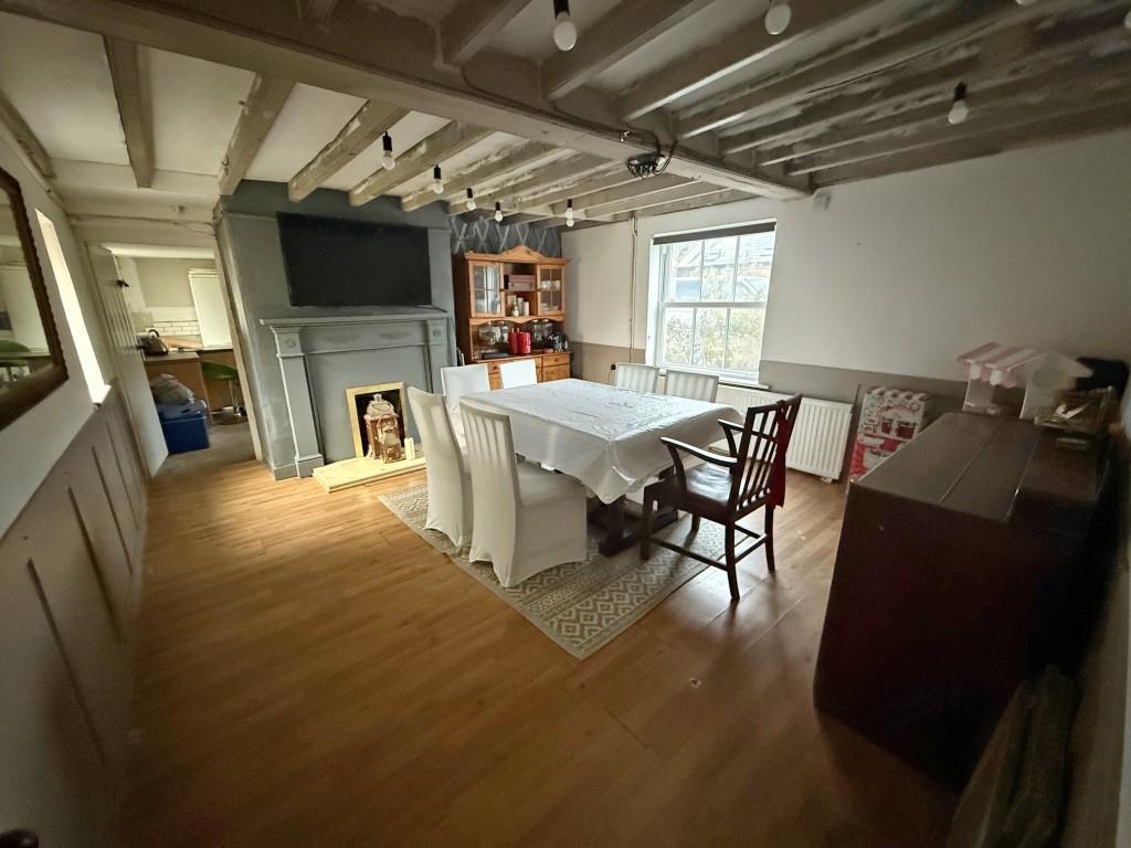 Reception room currently used as dining room