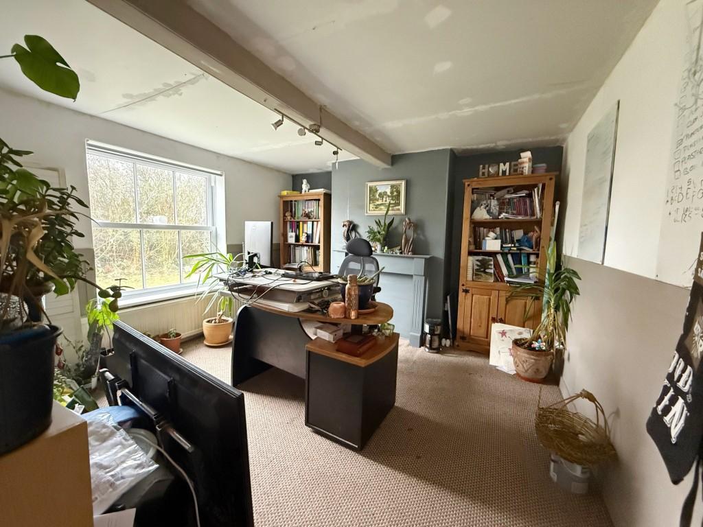 Reception room currently used as study