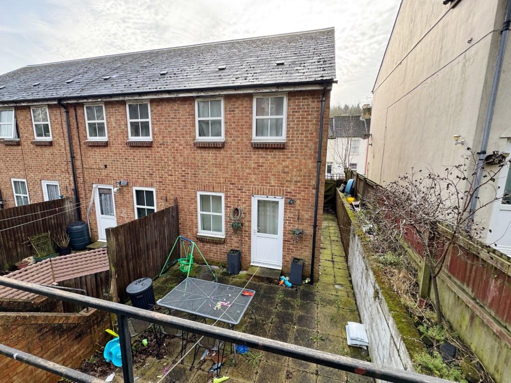Rear of property