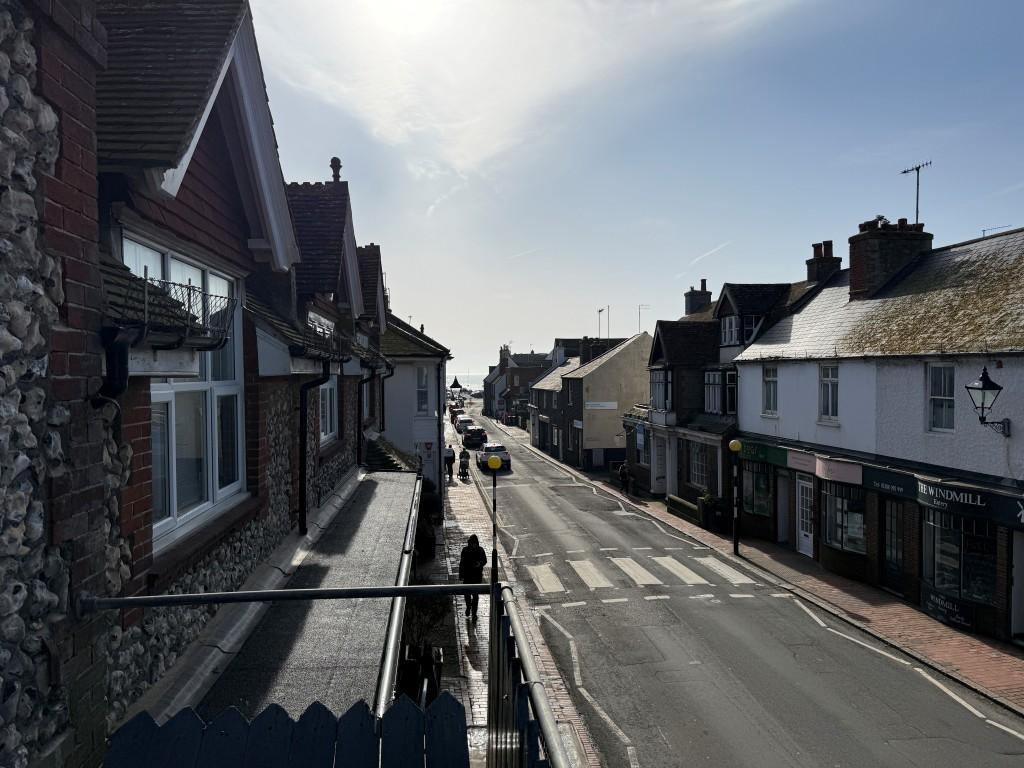 View of High Street from sun terrace