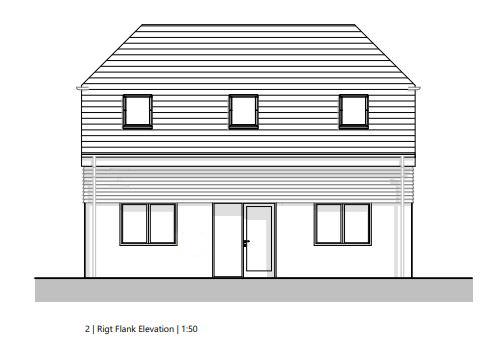 Plot 2 - Proposed front elevation