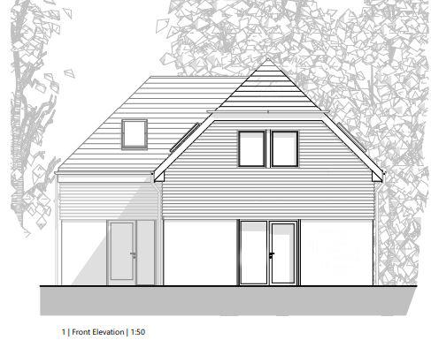 Plot 3 - Proposed front elevation