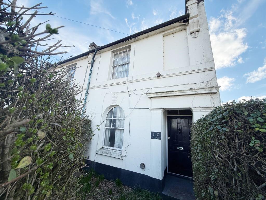 Front of the end terrace house close to the Army a