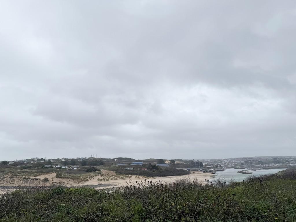 Cliffland and views over Porthkidney beach and Hay