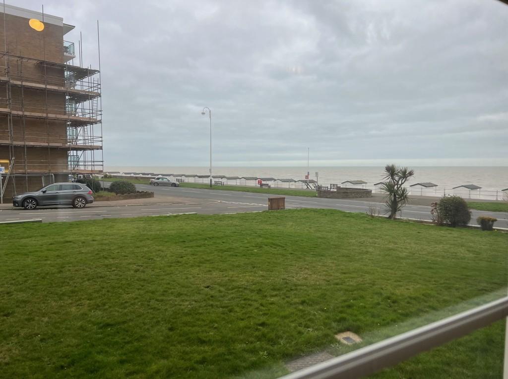 View of seafront from living room