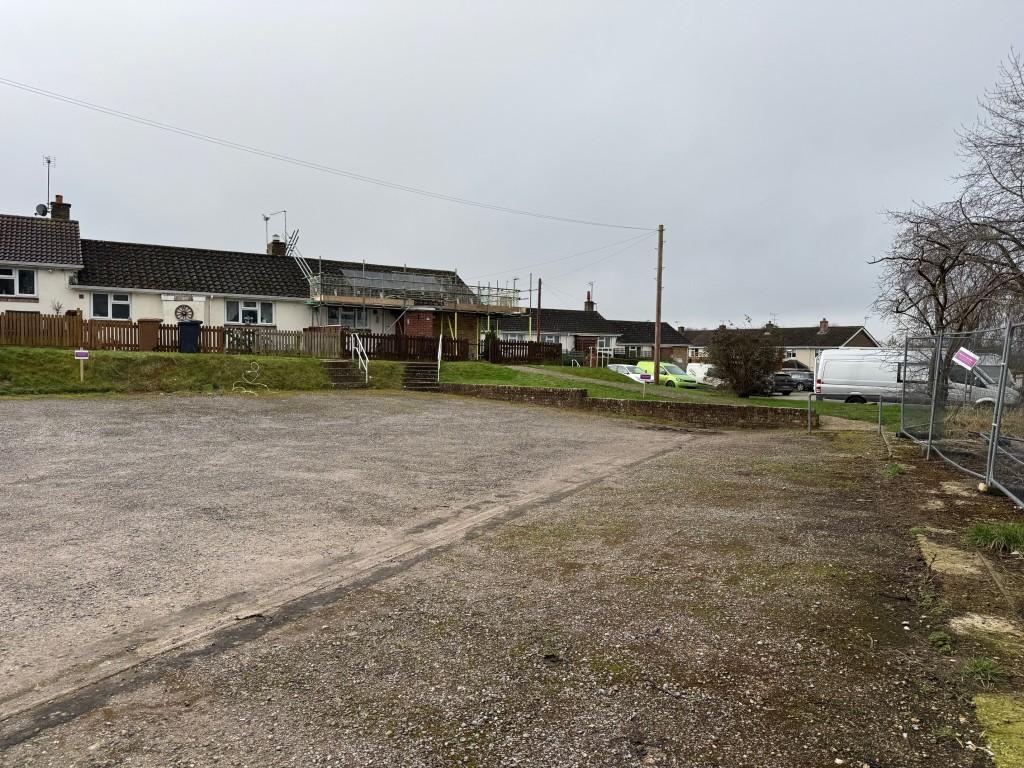 View of the site looking towards nearby housing