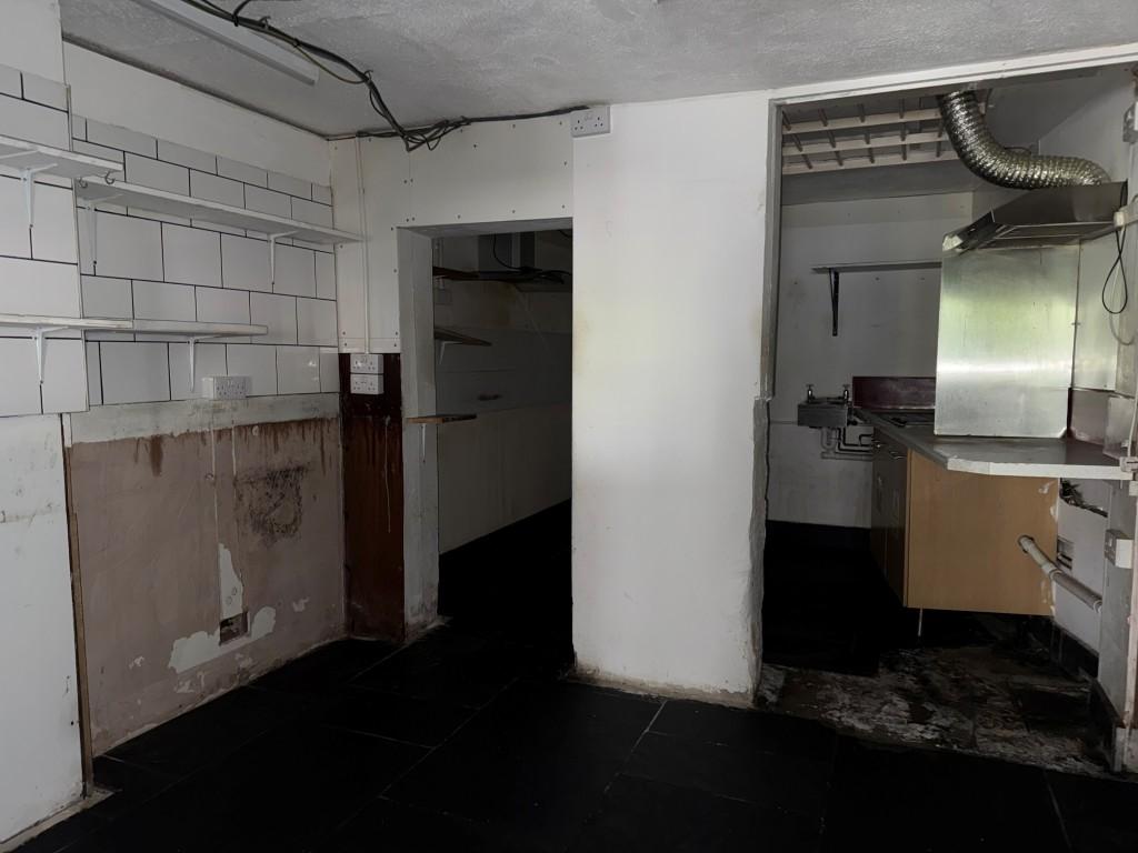 Ground floor prep area and kitchen