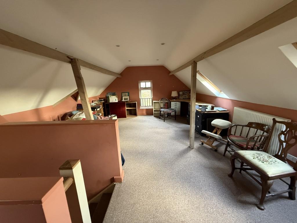 Large open attic room