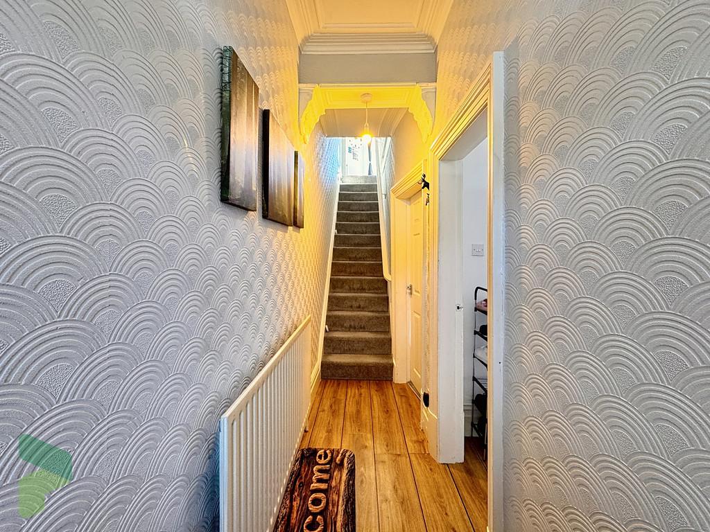 Hallway. Stairs to first floor