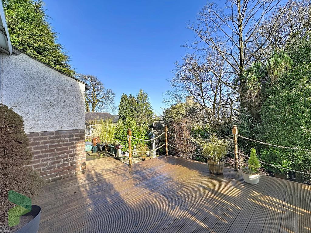 Rear patio and garden