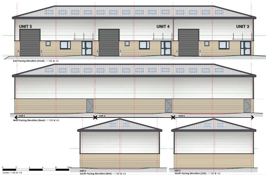Units 3-5 elevations