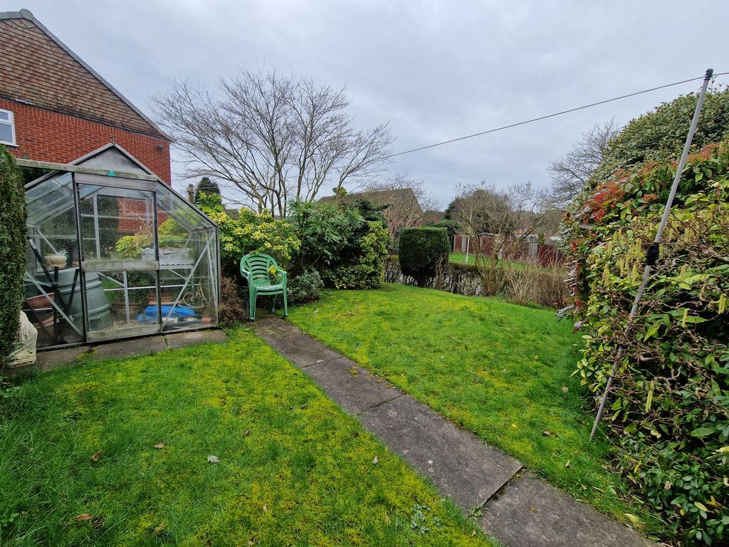 Rear garden looking away from the house