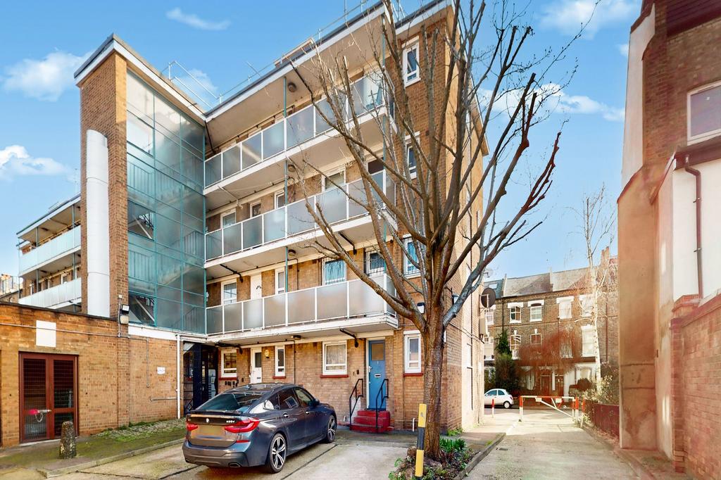 Apartment building facade, block of apartments