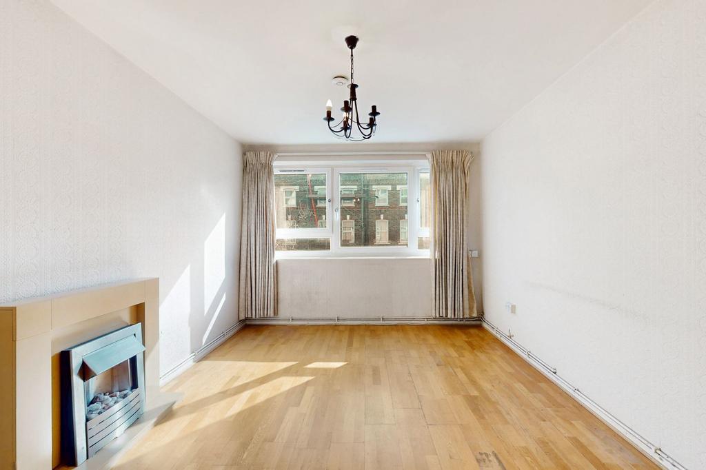 Living room, fireplace