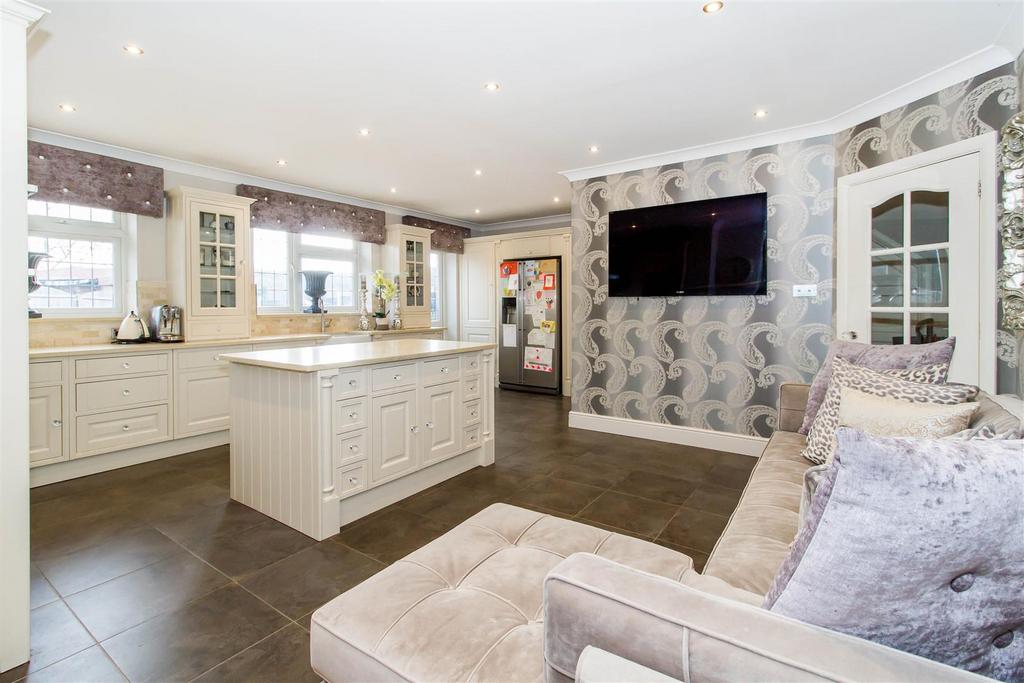 Open-plan living area, open plan living