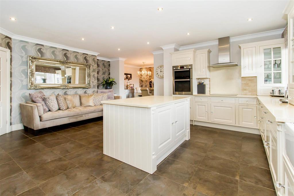 Open-plan living area, open plan living