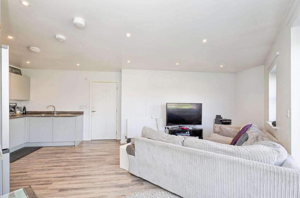Open-plan living area, open plan living