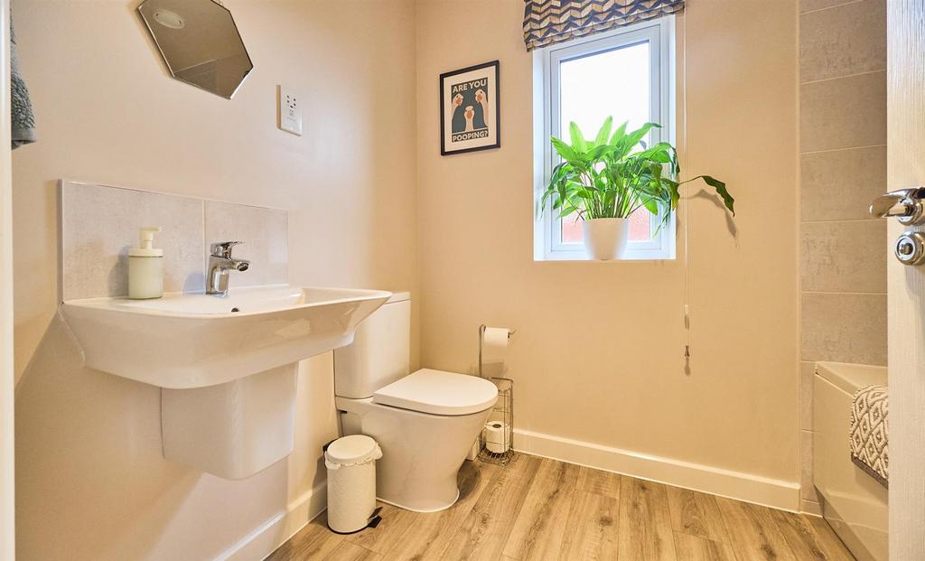 Bathroom to side