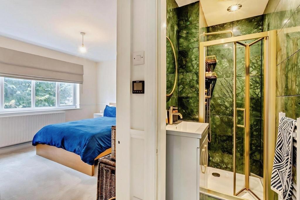 Bedroom and shower room