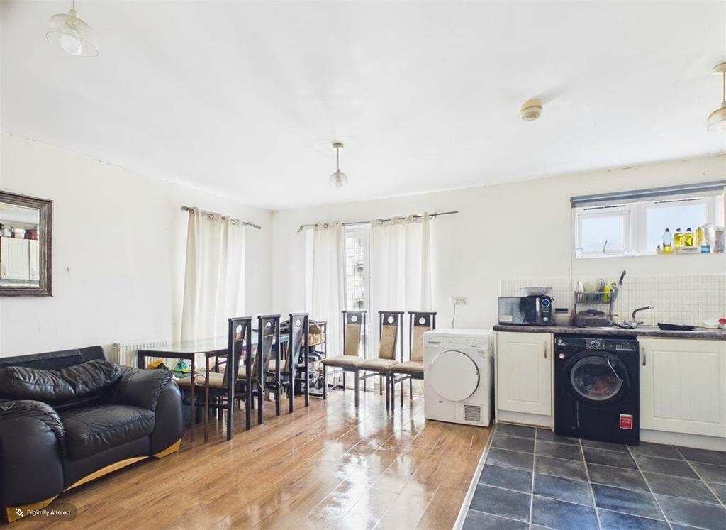 Open-plan living area, open plan living