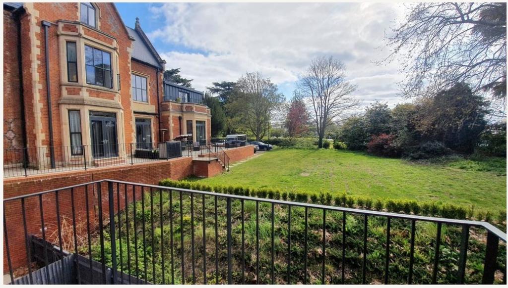 Private balcony overlooking the private...