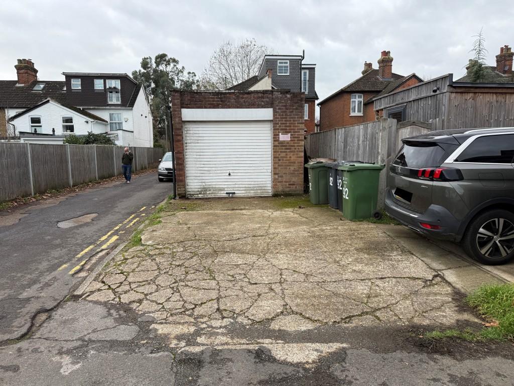 Front elevation and driveway