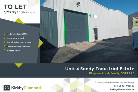 Warehouse to rent, Blaydon Rd Sandy SG19 1RZ