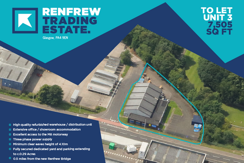 Warehouse to rent, Argyll Ave Renfrew PA4 9EN