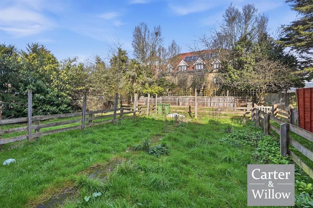 Private rear garden