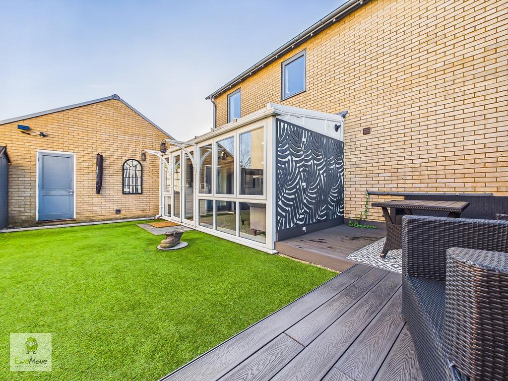 Rear Garden With Secluded Seating Area