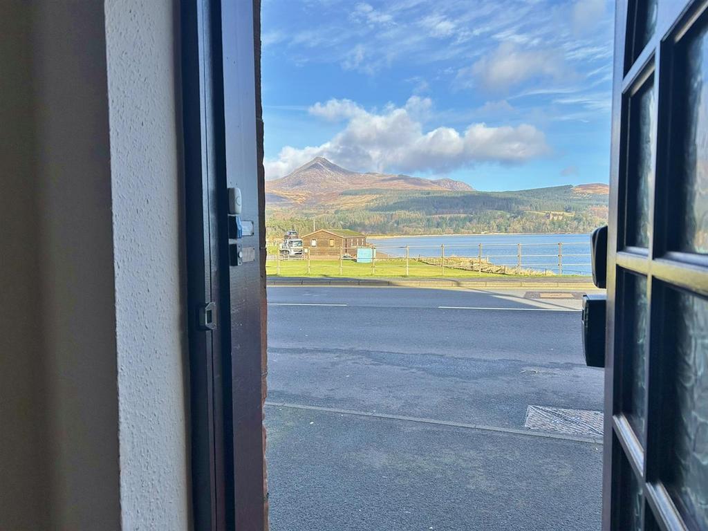 View of Goatfell from the front door