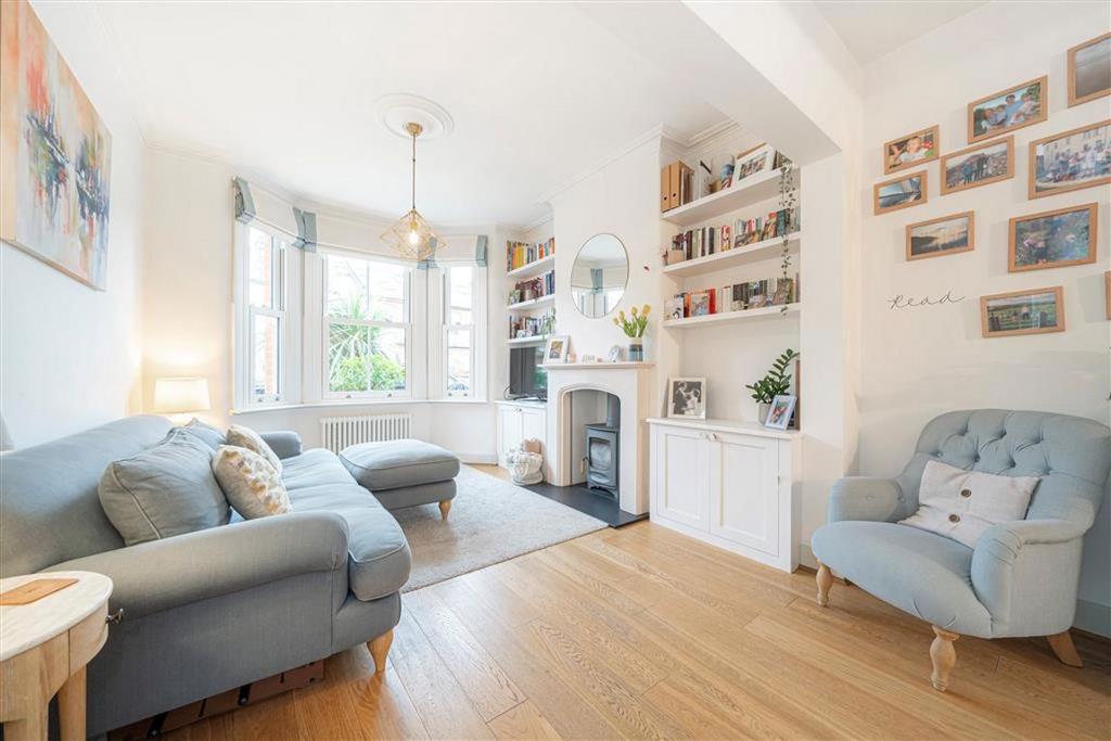Living room, fireplace