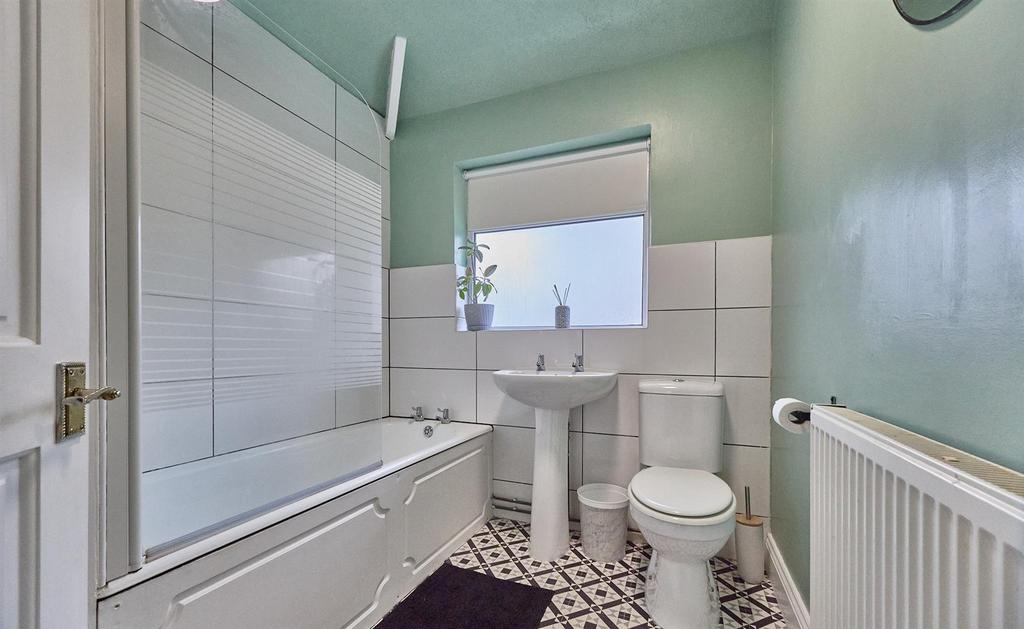 Bathroom to rear