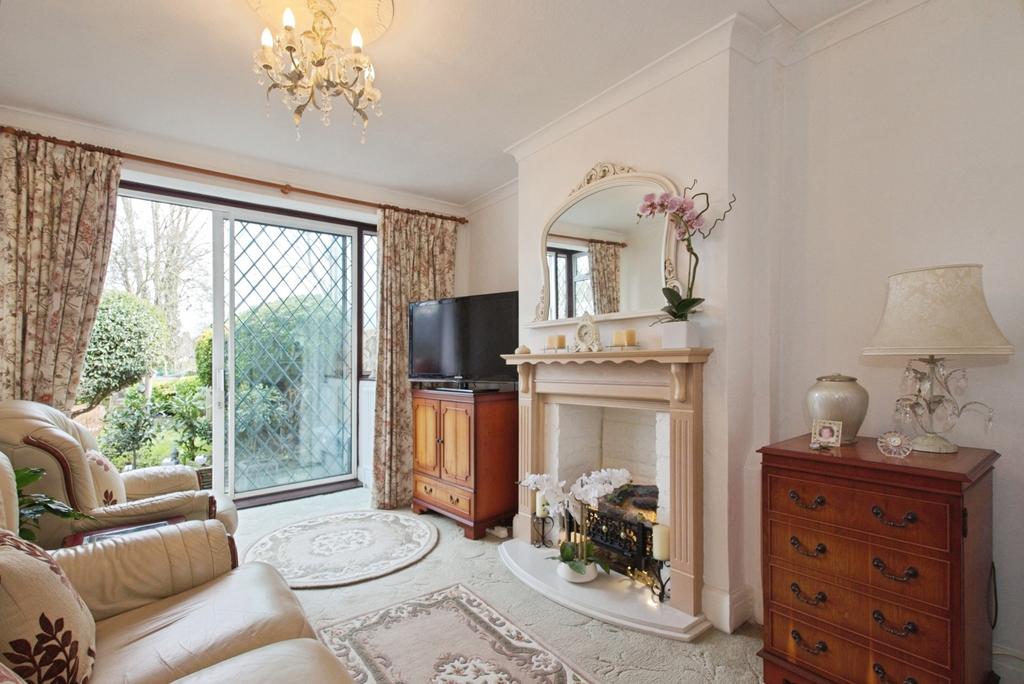 Living room, fireplace