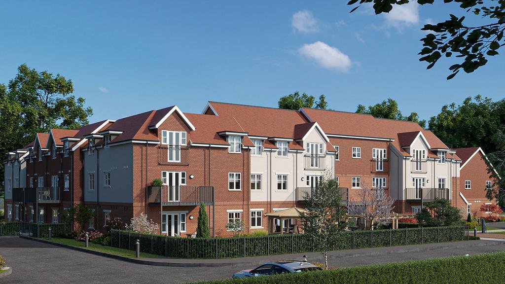 CGI exterior - front of development