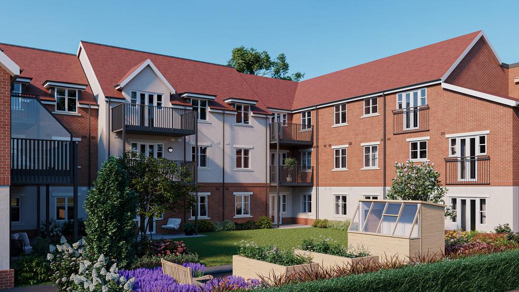 CGI - exterior rear of development