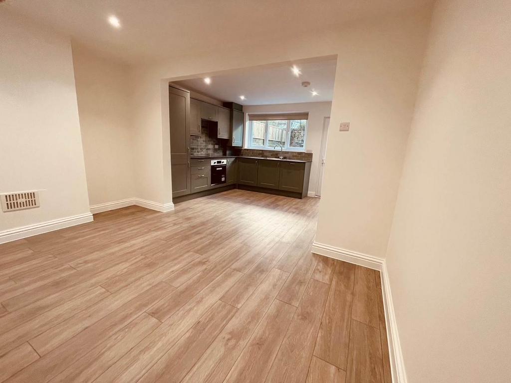 Lounge and kitchen