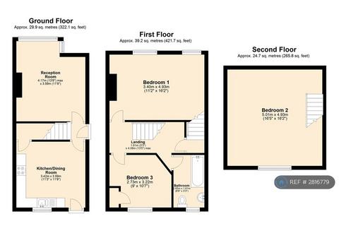 3 bedroom terraced house to rent, Newman Road, Sheffield, S9