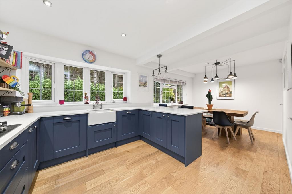 Open plan dining kitchen