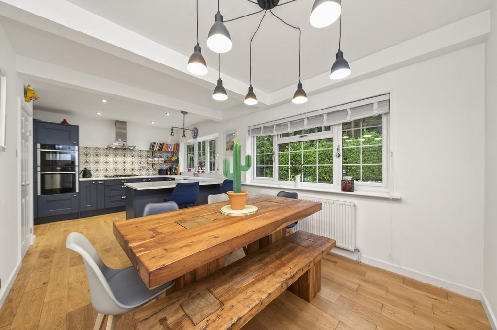 Open plan dining kitchen