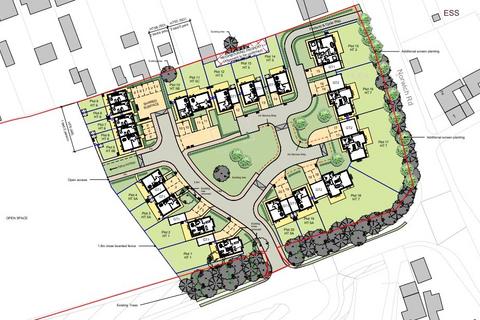 undefined, New Homes - Willow Walk, Pesthouse Lane, Barham, Ipswich, IP6