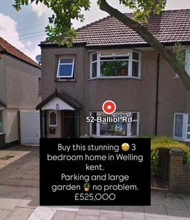 3 bedroom semi-detached house for sale, Balliol Road, Welling DA16