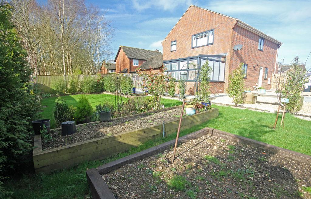 Rear of property